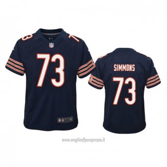Maglia NFL Game Bambino Chicago Bears Lachavious Simmons Blu