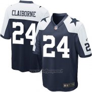 Maglia NFL Game Bambino Dallas Cowboys Claiborne Nero Bianco