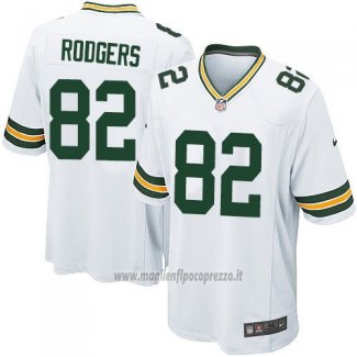 Maglia NFL Game Bambino Green Bay Packers Rodgers Bianco