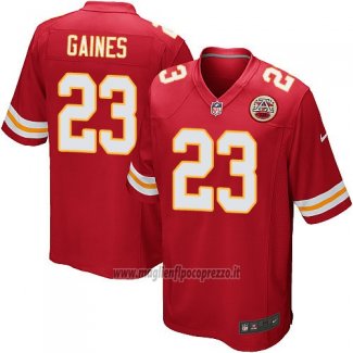 Maglia NFL Game Bambino Kansas City Chiefs Gaines Rosso