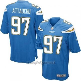 Maglia NFL Game Bambino Los Angeles Chargers Attaochu Blu