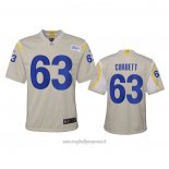 Maglia NFL Game Bambino Los Angeles Rams Austin Corbett 2020 Avorio