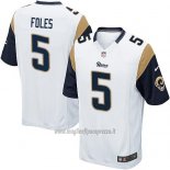 Maglia NFL Game Bambino Los Angeles Rams Foles Bianco