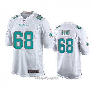 Maglia NFL Game Bambino Miami Dolphins Robert Hunt Bianco