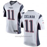 Maglia NFL Game Bambino New England Patriots Edelman Bianco