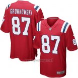 Maglia NFL Game Bambino New England Patriots Gronkowski Rosso