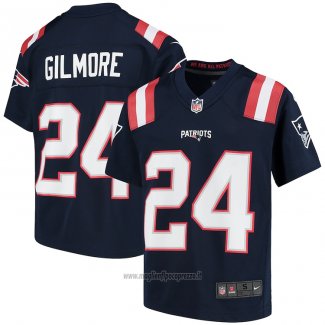Maglia NFL Game Bambino New England Patriots Stephon Gilmore Blu