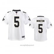 Maglia NFL Game Bambino New Orleans Saints Jameis Winston Bianco