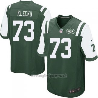 Maglia NFL Game Bambino New York Jets Klecko Verde