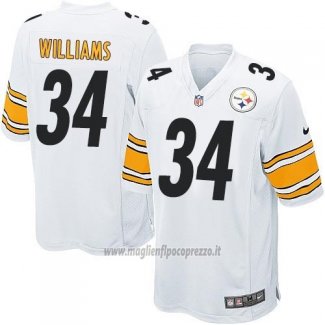Maglia NFL Game Bambino Pittsburgh Steelers Williams Bianco