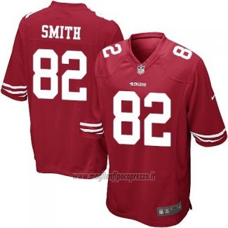 Maglia NFL Game Bambino San Francisco 49ers Smith Rosso
