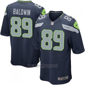 Maglia NFL Game Bambino Seattle Seahawks Baldwin Blu Scuro