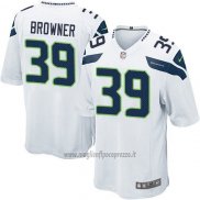 Maglia NFL Game Bambino Seattle Seahawks Browner Bianco