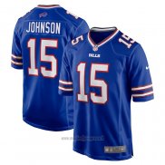 Maglia NFL Game Buffalo Bills Braydon Johnson Blu