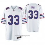 Maglia NFL Game Buffalo Bills Chris Ivory Throwback Bianco