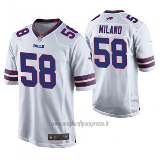Maglia NFL Game Buffalo Bills Matt Milano Bianco