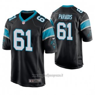 Maglia NFL Game Carolina Panthers Matt Paradis Nero