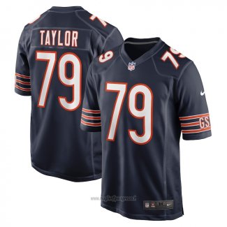 Maglia NFL Game Chicago Bears Alex Taylor Blu