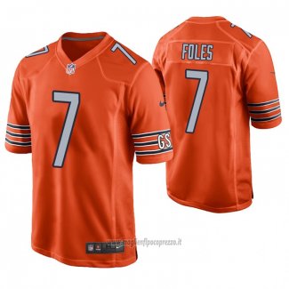 Maglia NFL Game Chicago Bears Nick Foles Arancione