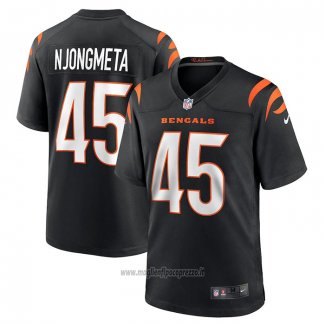 Maglia NFL Game Cincinnati Bengals Maema Njongmeta Nero