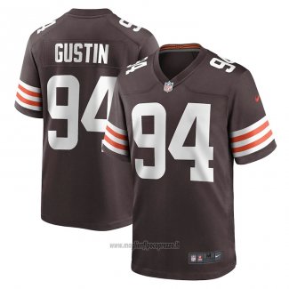 Maglia NFL Game Cleveland Browns Porter Gustin 94 Marrone