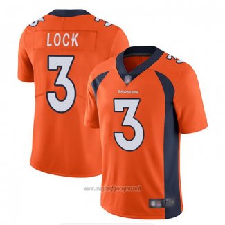 Maglia NFL Game Denver Broncos 3 Drew Lock Arancione