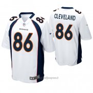 Maglia NFL Game Denver Broncos 86 Tyrie Cleveland Bianco