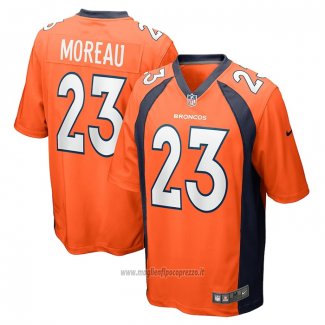 Maglia NFL Game Denver Broncos Fabian Moreau Arancione