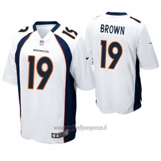 Maglia NFL Game Denver Broncos Fred Brown Bianco