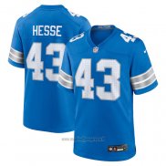Maglia NFL Game Detroit Lions Parker Hesse Blu Bianco