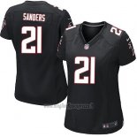 Maglia NFL Game Donna Atlanta Falcons Sanders Nero