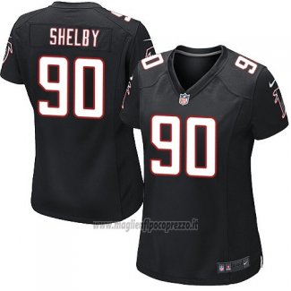 Maglia NFL Game Donna Atlanta Falcons Shelby Nero