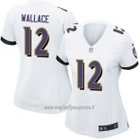 Maglia NFL Game Donna Baltimore Ravens Wallace Bianco