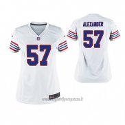 Maglia NFL Game Donna Bills Lorenzo Alexander Throwback Bianco