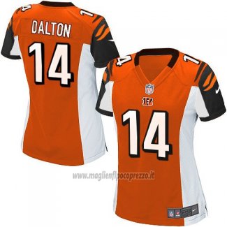 Maglia NFL Game Donna Cincinnati Bengals Dalton Arancione