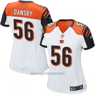 Maglia NFL Game Donna Cincinnati Bengals Dansby Bianco