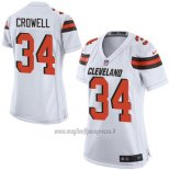 Maglia NFL Game Donna Cleveland Browns Crowell Bianco