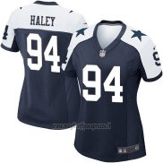 Maglia NFL Game Donna Dallas Cowboys Haley Blu Bianco