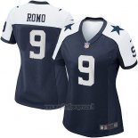 Maglia NFL Game Donna Dallas Cowboys Romo Blu Bianco