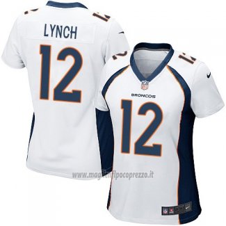 Maglia NFL Game Donna Denver Broncos Caldwell Bianco