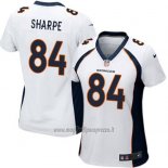 Maglia NFL Game Donna Denver Broncos Sharpe Bianco