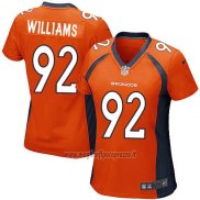 Maglia NFL Game Donna Denver Broncos Williams Arancione