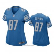 Maglia NFL Game Donna Detroit Lions Quintez Cephus Blu