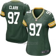 Maglia NFL Game Donna Green Bay Packers Clark Verde Militar
