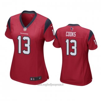 Maglia NFL Game Donna Houston Texans Brandin Cooks Rosso