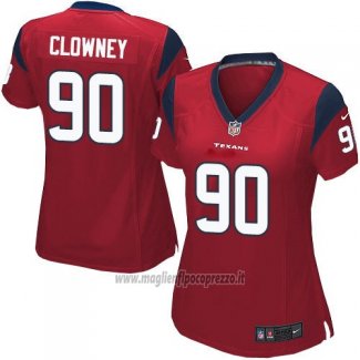 Maglia NFL Game Donna Houston Texans Clowney Rosso