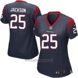 Maglia NFL Game Donna Houston Texans Jackson Nero