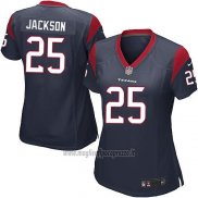 Maglia NFL Game Donna Houston Texans Jackson Nero
