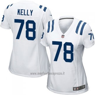 Maglia NFL Game Donna Indianapolis Colts Kelly Bianco