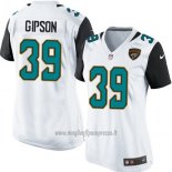 Maglia NFL Game Donna Jacksonville Jaguars Gipson Bianco